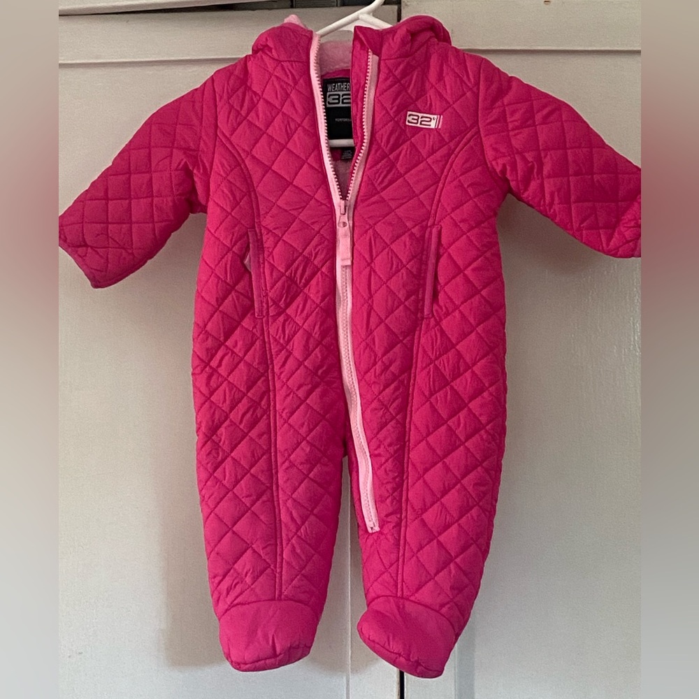 Weatherproof 32 degree performance baby snowsuit